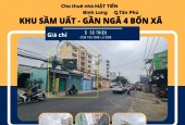 Cho thuê nhà Mặt Tiền Bình Long 525m2, 50tr,Gần ngã 4 BỐN XÃ